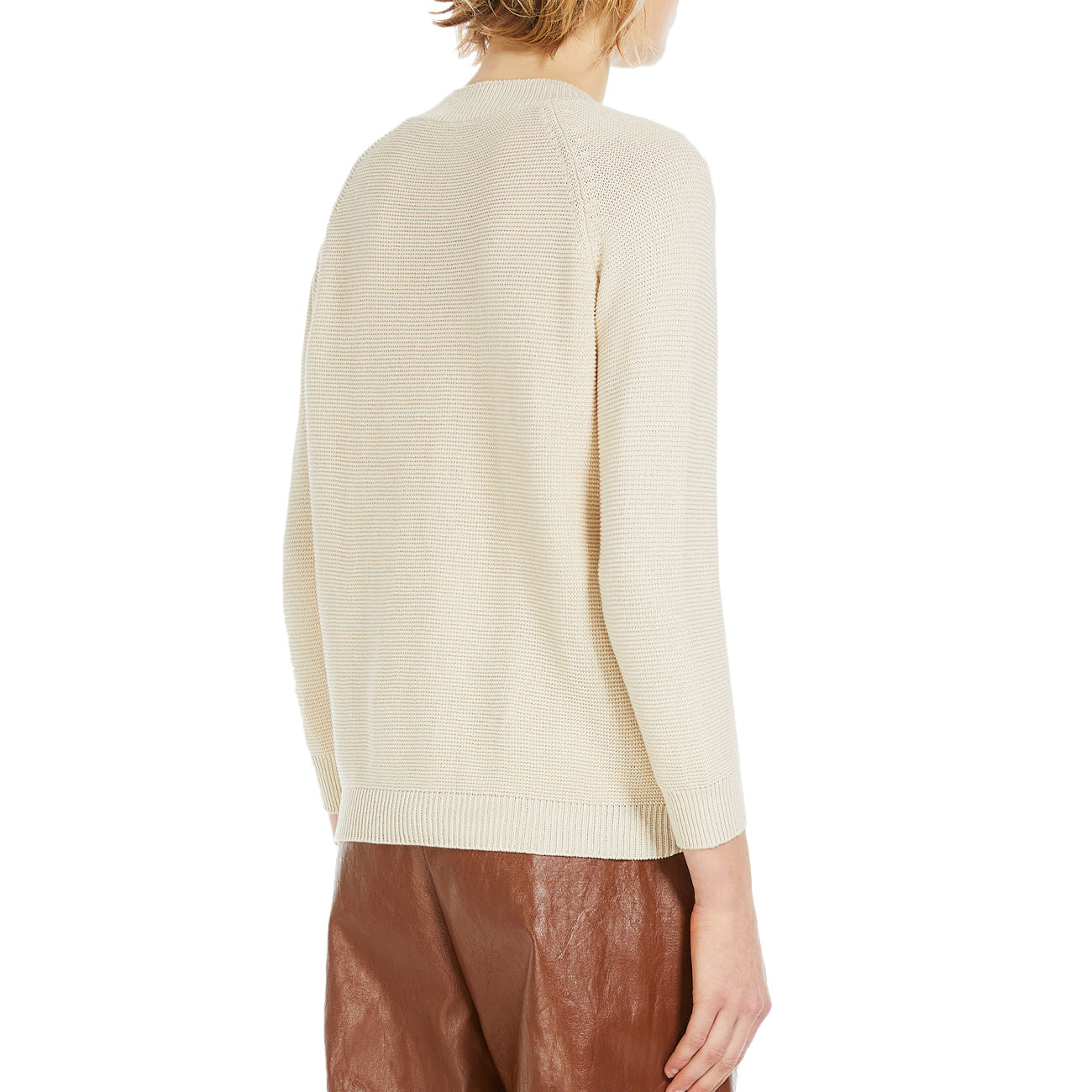 MAX MARA WEEKEND Maglia Linz Donna Avorio LINZ 2415361071600 002 AVORIO 