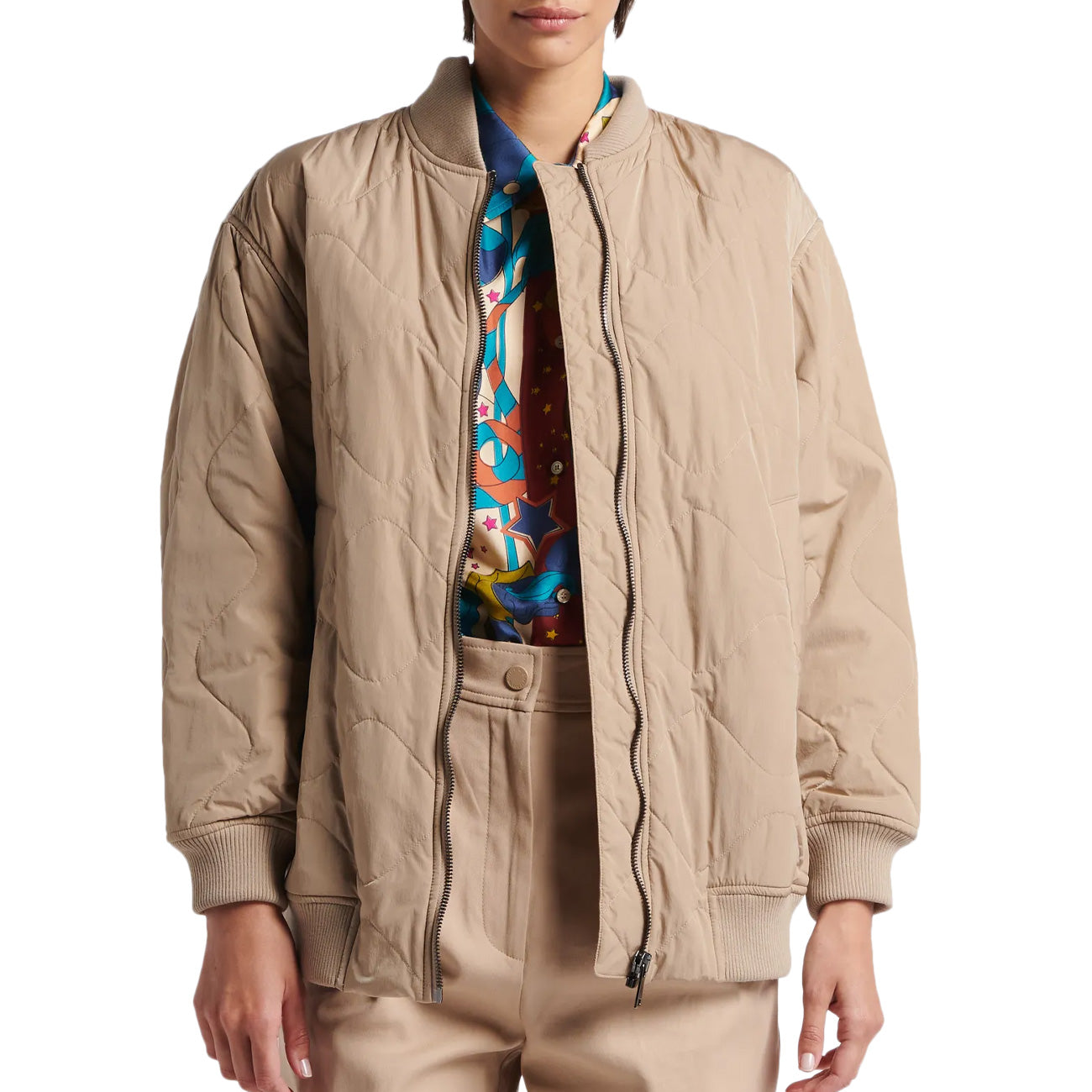 MAX MARA WEEKEND Bomber Norel Donna Argilla NOREL 2415481051600 003 ARGILLA 