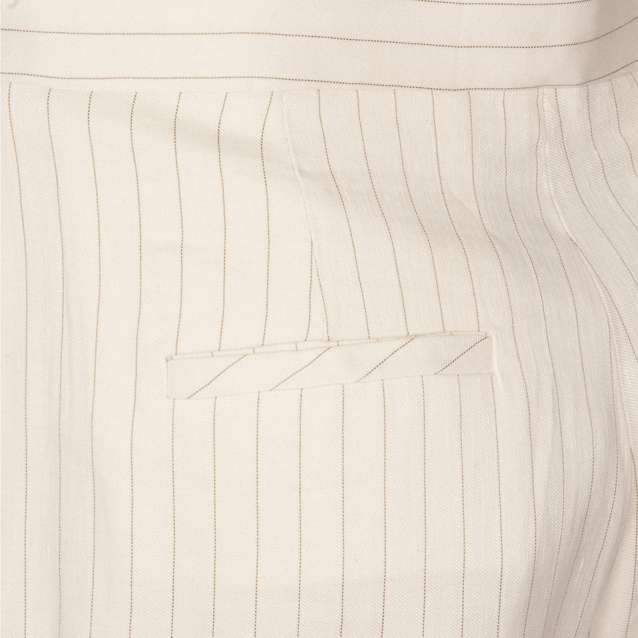 MVP WARDROBE Pantalone Monaco Donna Ivory Camel MVPE4PA065 1320 IVORY/CAMEL 
