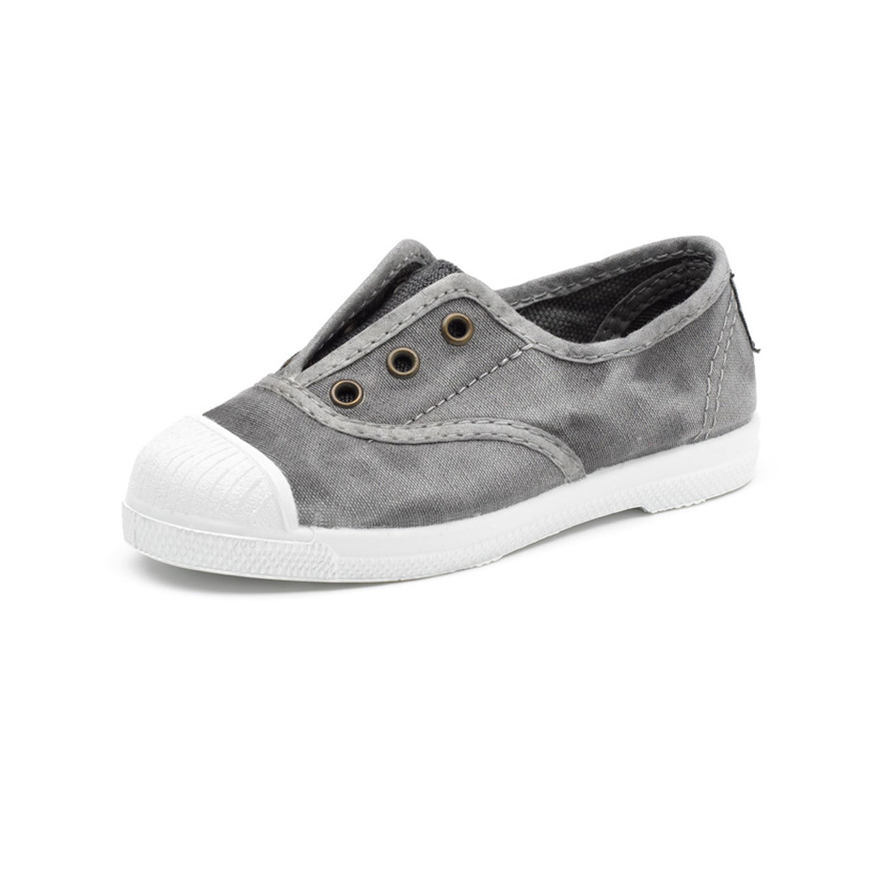 NATURAL WORLD Slip On Old Grape Kids Grigio 470E 623GRIGIO 