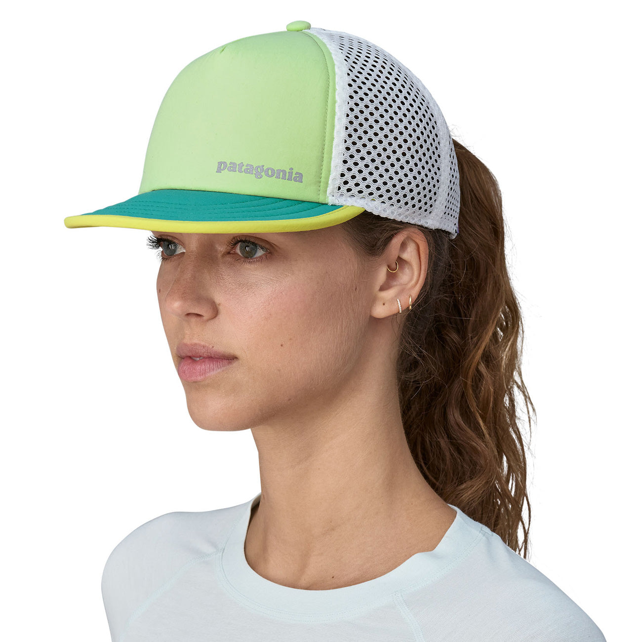 PATAGONIA Cappellino Duckbill Shorty Trucker Unisex Salamander Green 33490 SALN SALAMANDER GREEN 