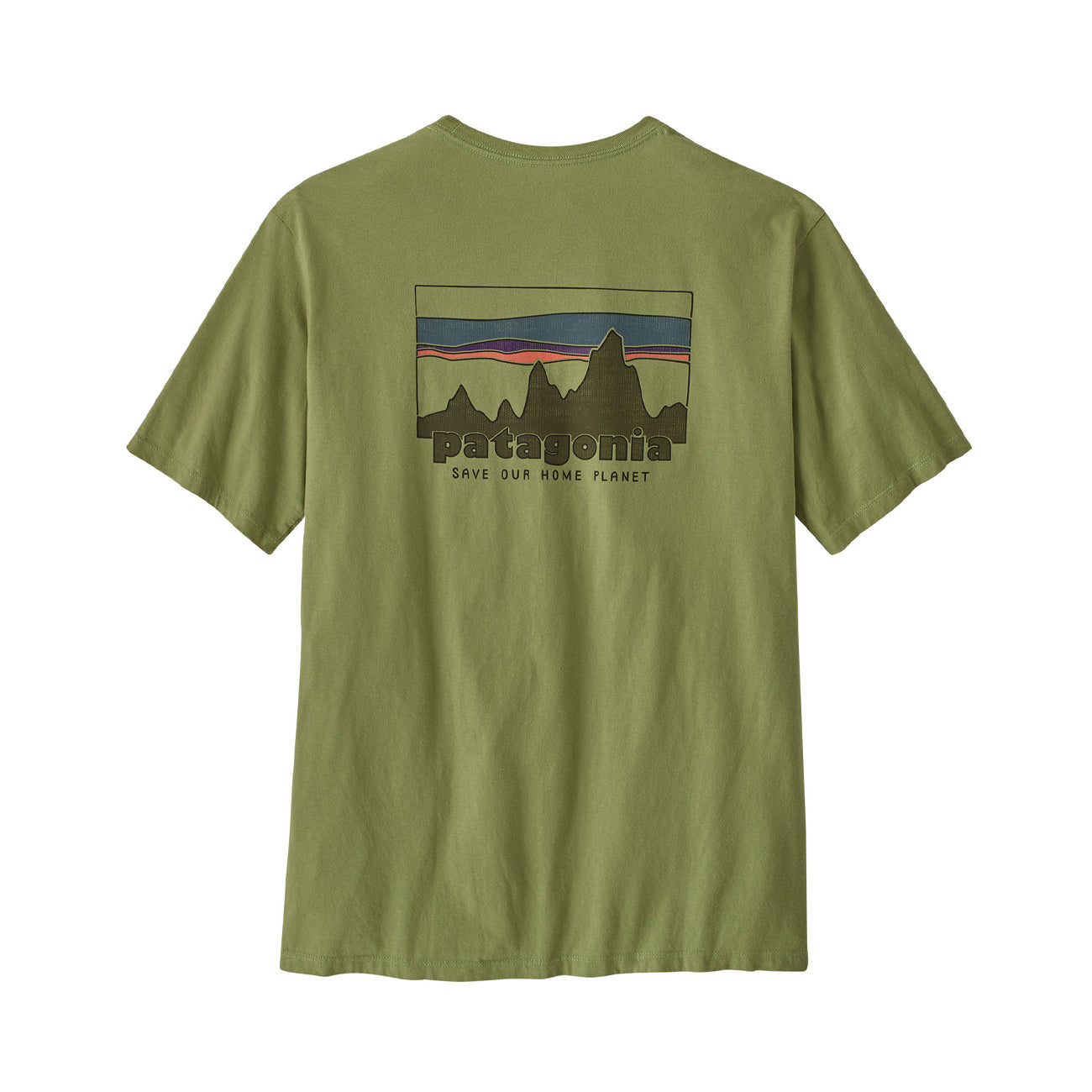 PATAGONIA T-Shirt Skyline Uomo Bugr Buckhorn Green 37534 BUGR BUCKHORN GREEN 