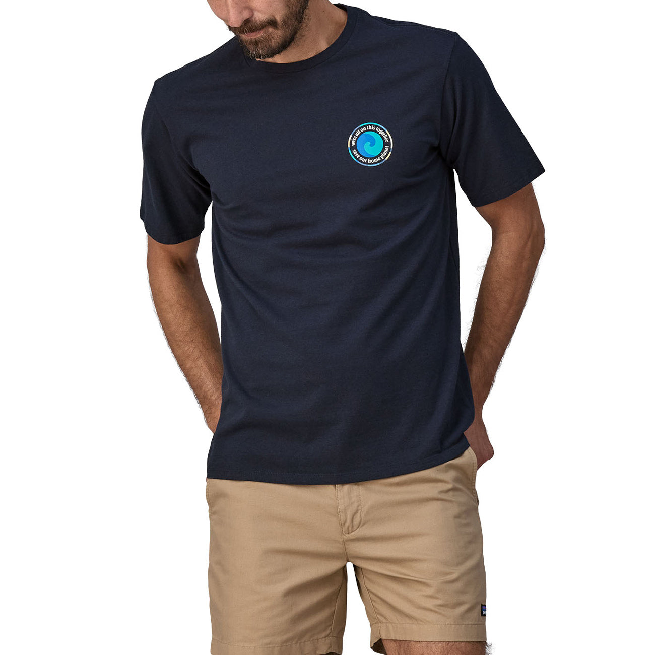 PATAGONIA T-Shirt Unity Fitz Responsabili-Tee Uomo New Navy 37768 NENA NEW NAVY 