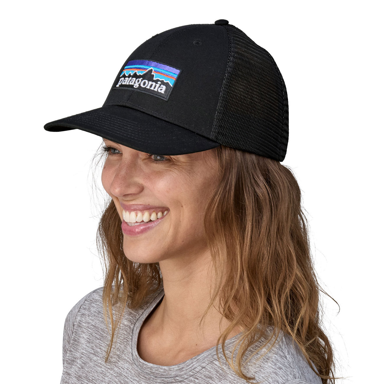PATAGONIA Cappellino Logo Lopro Trucker Uomo Black 38283 BLK BLACK 