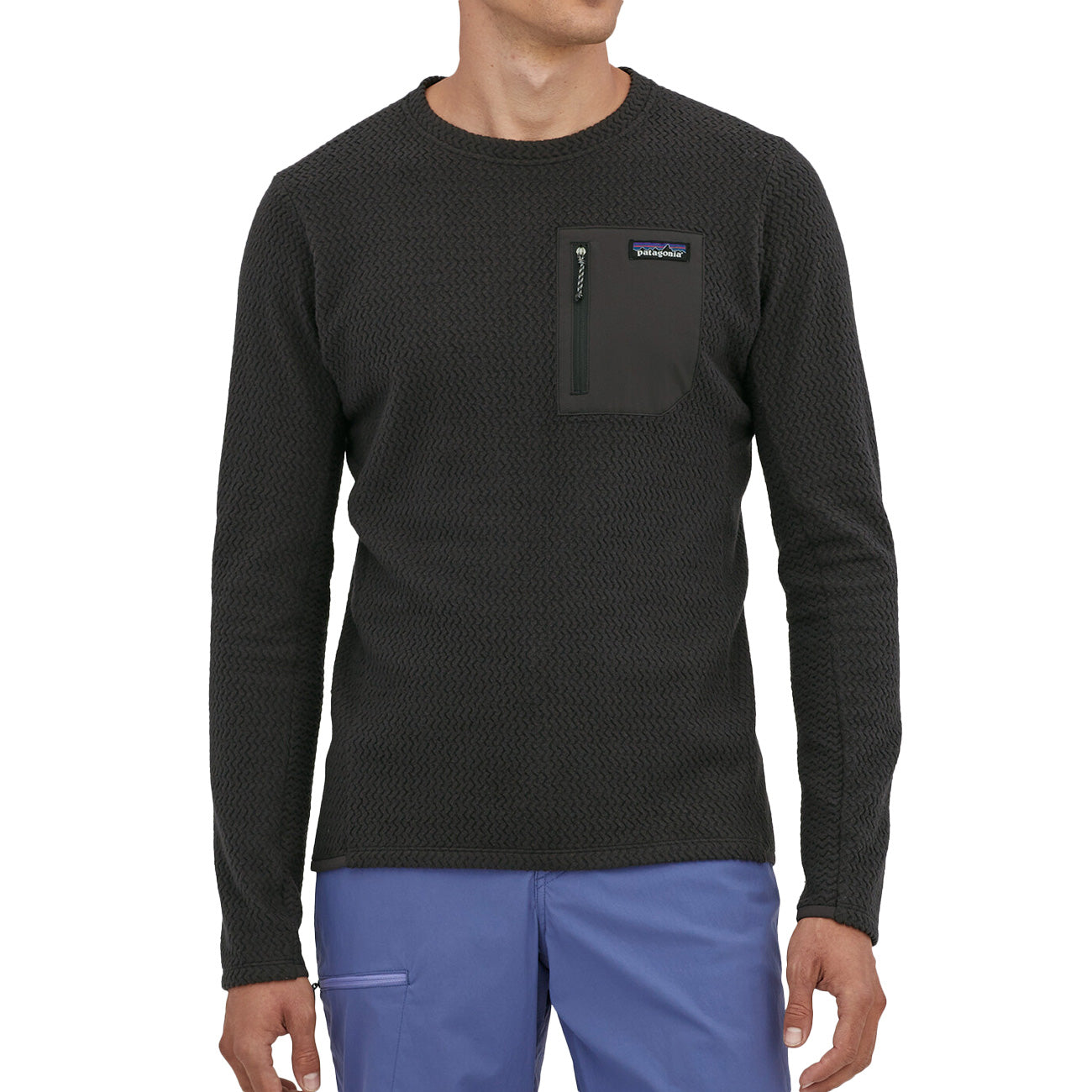 PATAGONIA Pile R1 Air Crew Uomo Black 40235 BLK BLACK 