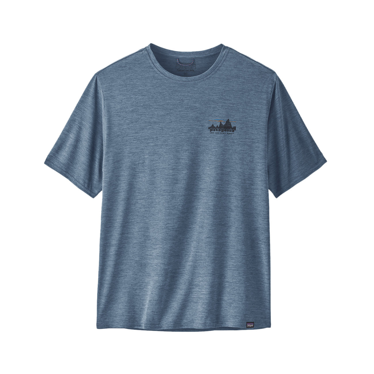 PATAGONIA Tshirt Cool Daily Graphic Uomo Skyline Utility Blue 45235 SKUX SKYLINE UTILITY BLUE 