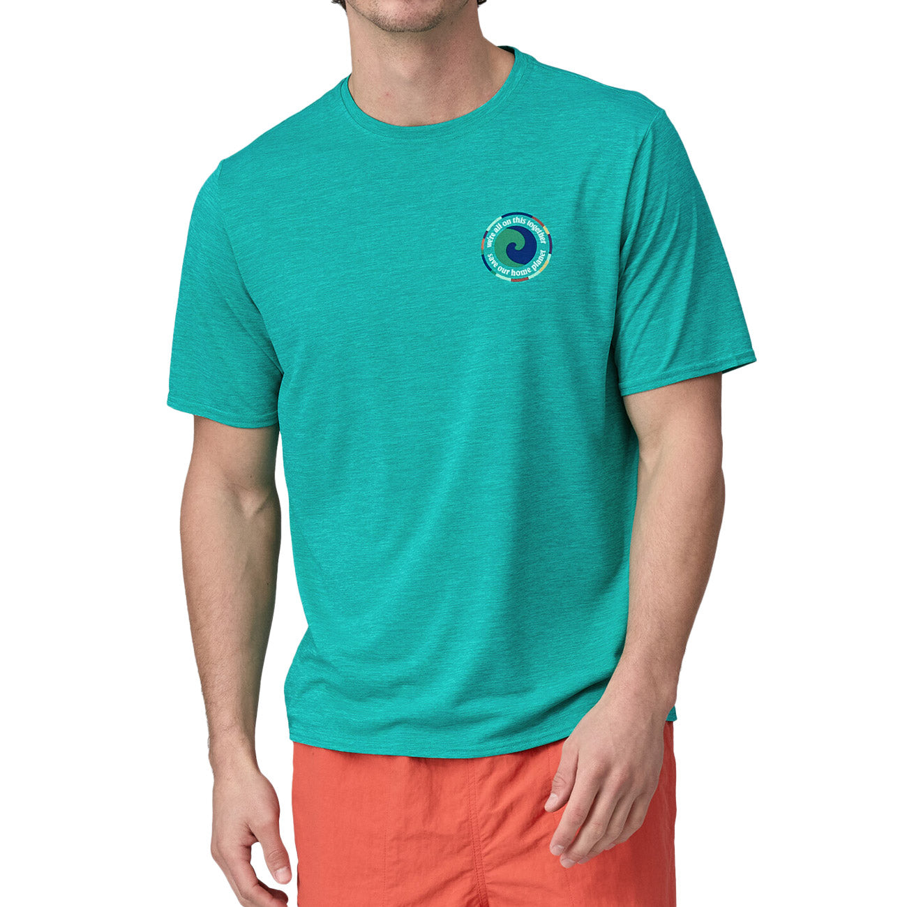 PATAGONIA Tshirt Cool Daily Graphic Uomo Subtidal Blue 45235 UFSX UNITY FITZ SUBTIDAL BLUE 