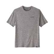 PATAGONIA Tshirt Cool Daily Graphic Waters Uomo Abalone Blue Feather Grey 45355 BLAF BOARDSHORT LOGO BLUE GREY 