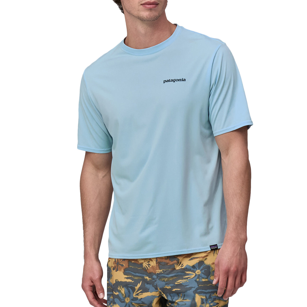 PATAGONIA T-Shirt Cool Daily Graphic Waters Uomo Azzurro 45355 BSLC 