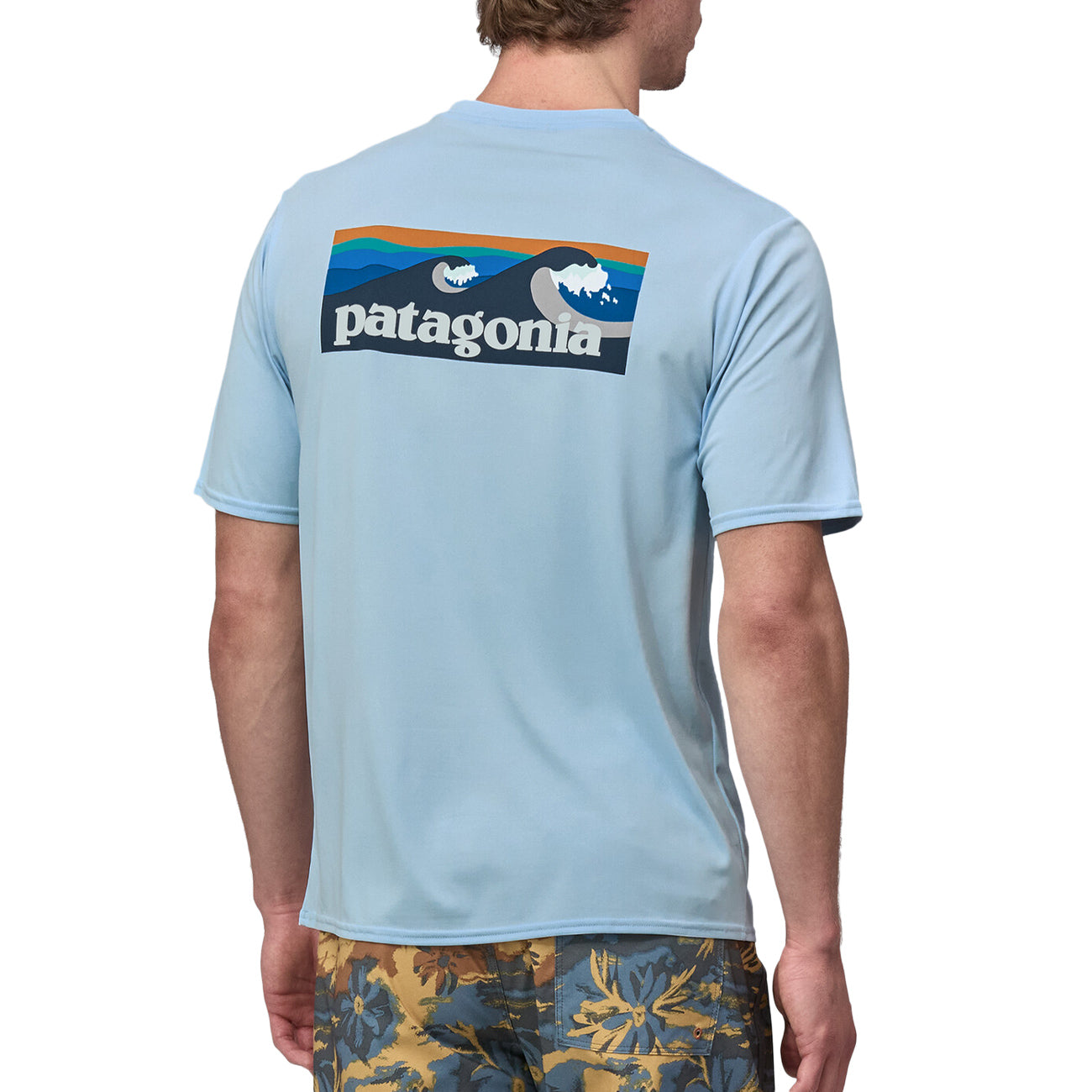 PATAGONIA T-Shirt Cool Daily Graphic Waters Uomo Azzurro 45355 BSLC 