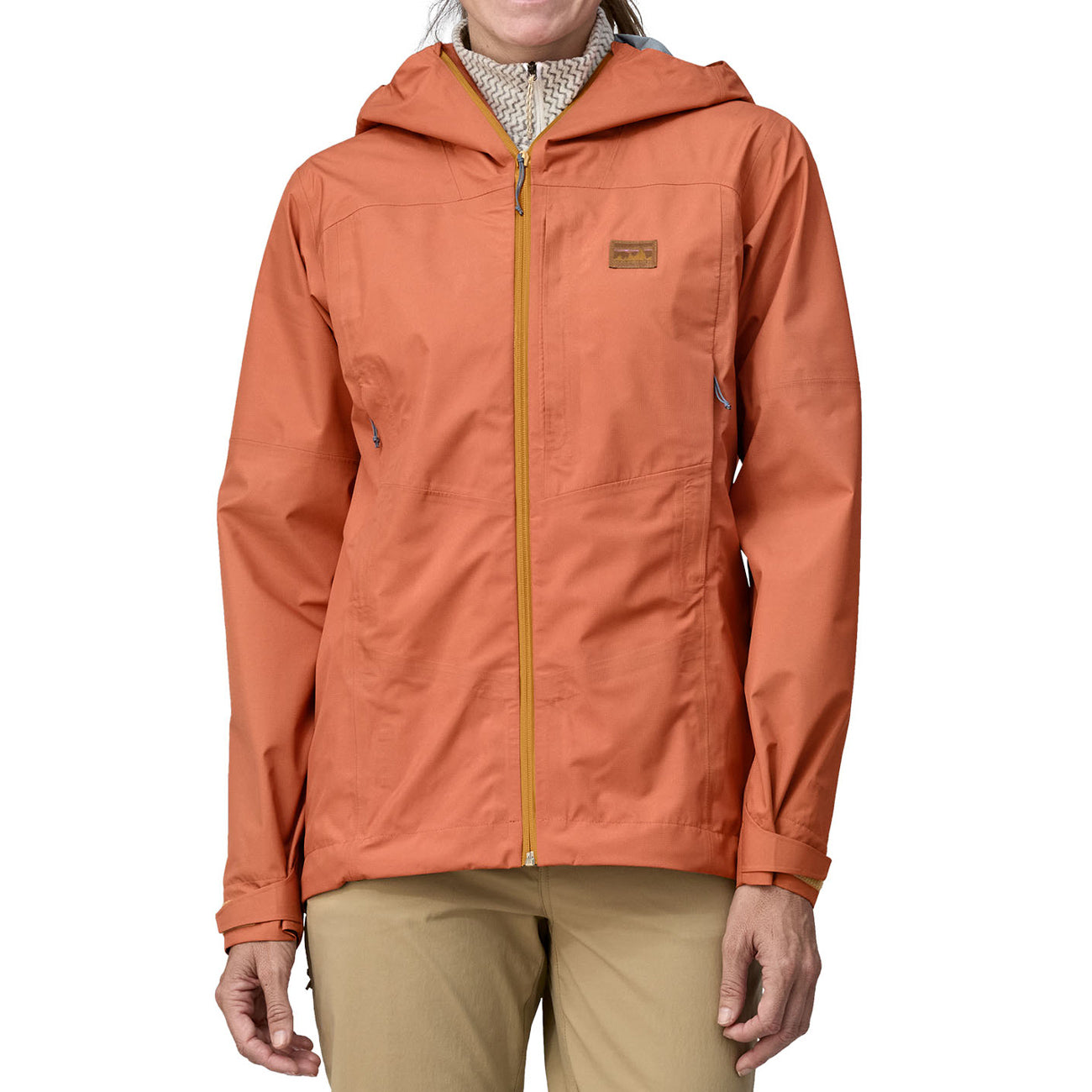 PATAGONIA Giacca Boulder Fork Rain Donna Siny Sienna Clay 85160 SINY SIENNA CLAY 