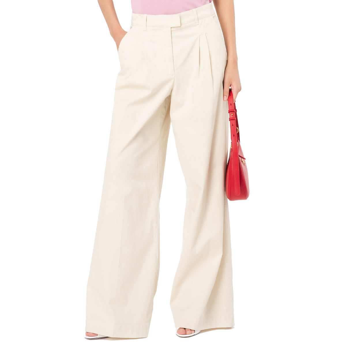 PINKO Pantalone Robotech Donna Rosa Mollusco 102205/A1OA Q25 ROSA MOLLUSCO 