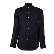 POLO RALPH LAUREN Camicia Lino Slim Uomo Newport Navy 710829443 001 NEWPORT NAVY 