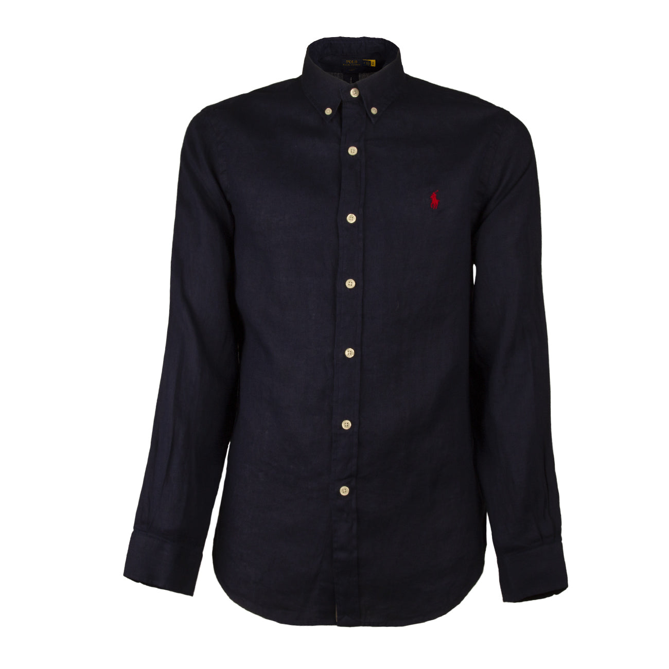 POLO RALPH LAUREN Camicia Lino Slim Uomo Newport Navy 710829443 001 NEWPORT NAVY 