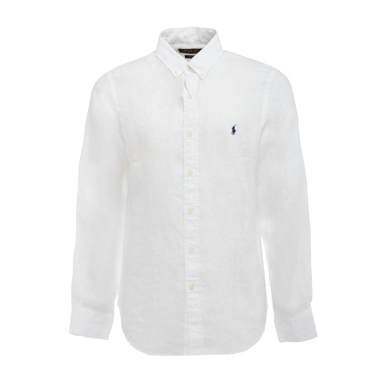 POLO RALPH LAUREN Camicia Lino Slim Uomo Bianco 710829443 002 WHITE 