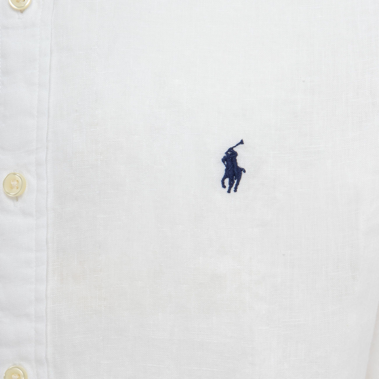 POLO RALPH LAUREN Camicia Lino Slim Uomo Bianco 710829443 002 WHITE 