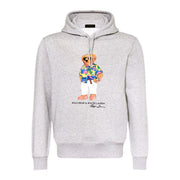 POLO RALPH LAUREN Felpa Orsetto Patch Uomo Andover Beach 710853309 036 SP24 ANDOVER HTHR BEACH BE 