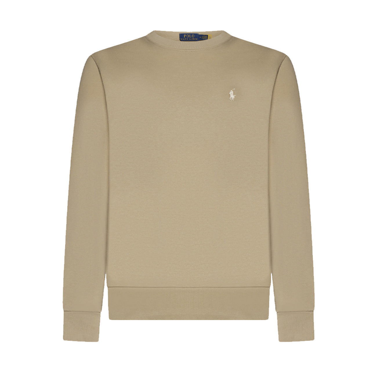 POLO RALPH LAUREN Felpa Girocollo Uomo Costal Beige 710916689 014 COASTAL BEIGE 