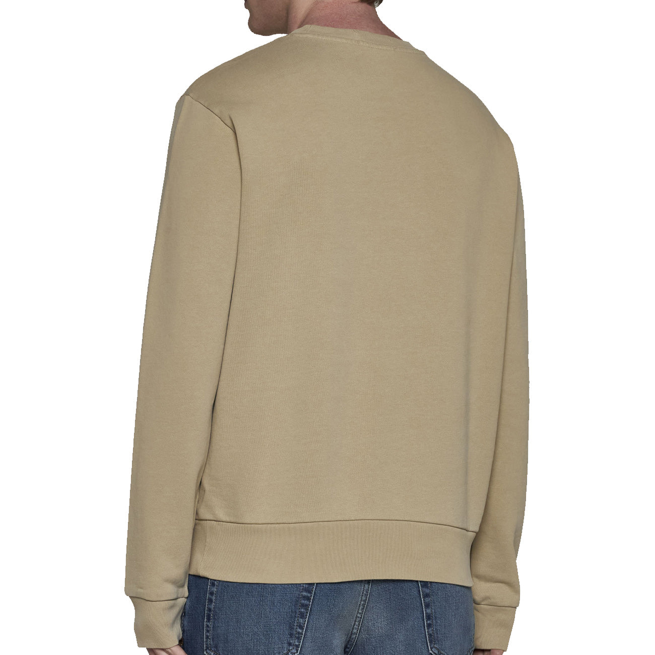 POLO RALPH LAUREN Felpa Girocollo Uomo Costal Beige 710916689 014 COASTAL BEIGE 