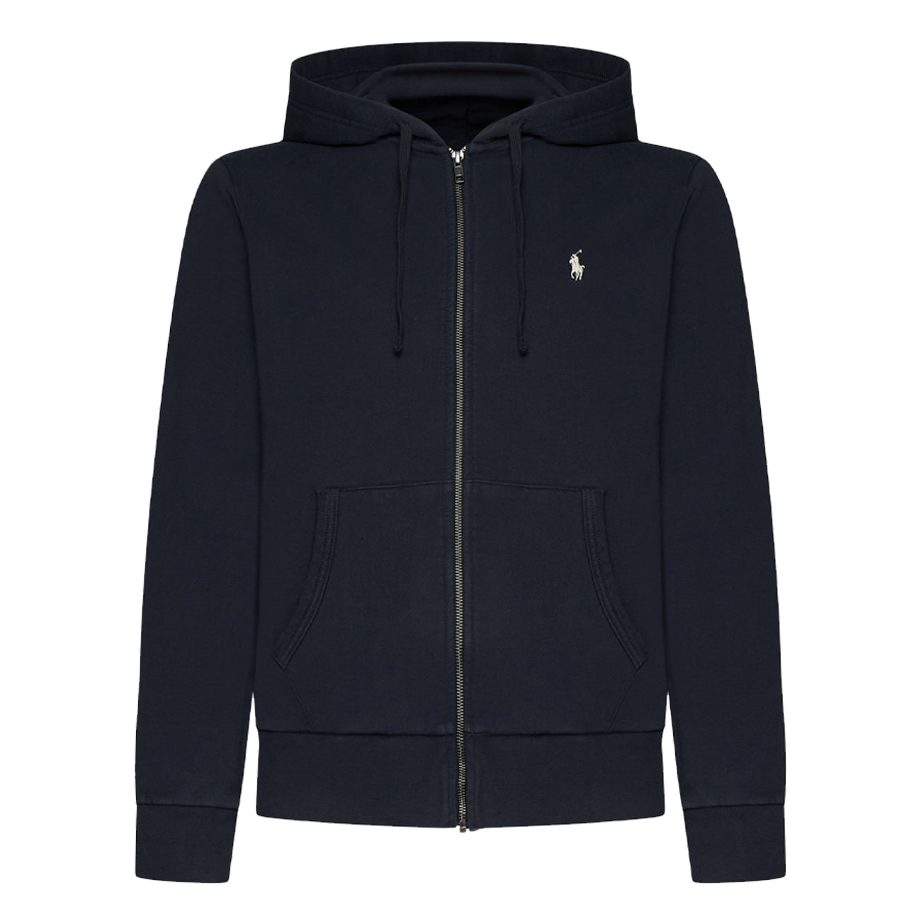POLO RALPH LAUREN Felpa Full Zip Uomo Faded Black Canvas 710916692 010 FADED BLACK CANVAS 
