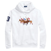 POLO RALPH LAUREN Felpa Con Cappuccio Uomo Bianco 710935536 001 WHITE 