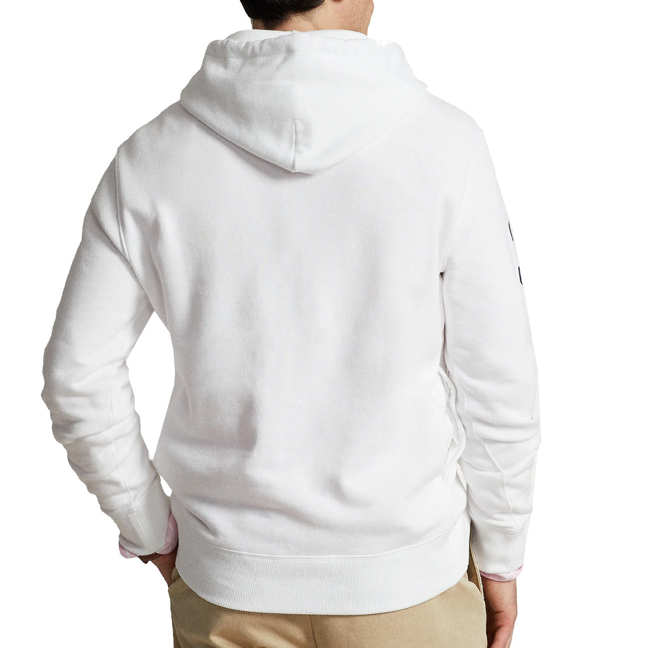 POLO RALPH LAUREN Felpa Con Cappuccio Uomo Bianco 710935536 001 WHITE 