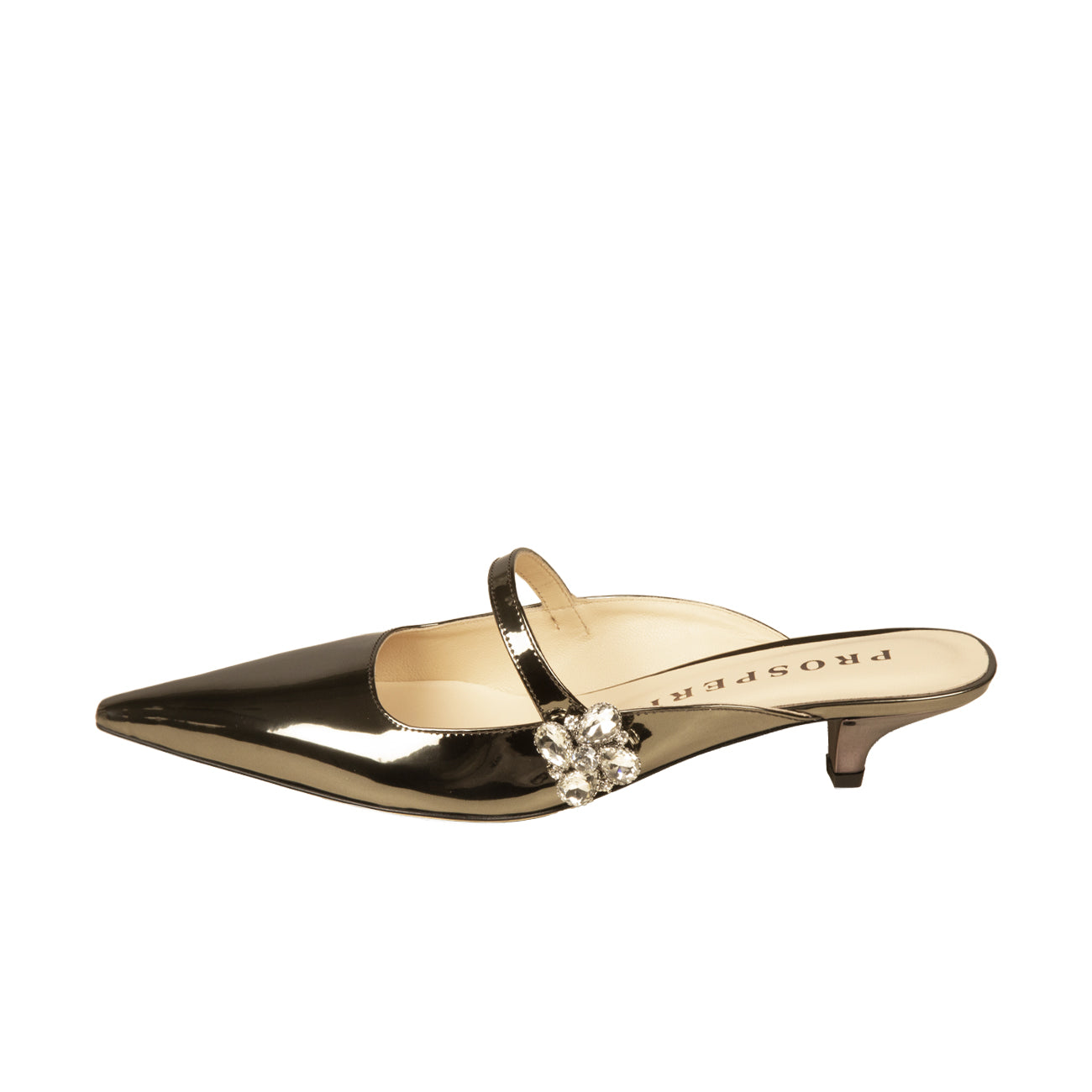 PROSPERINE Sabot Specchio Donna Canna Di Fucile Strass 2476/002 CANNA DI FUCILE+STRASS 