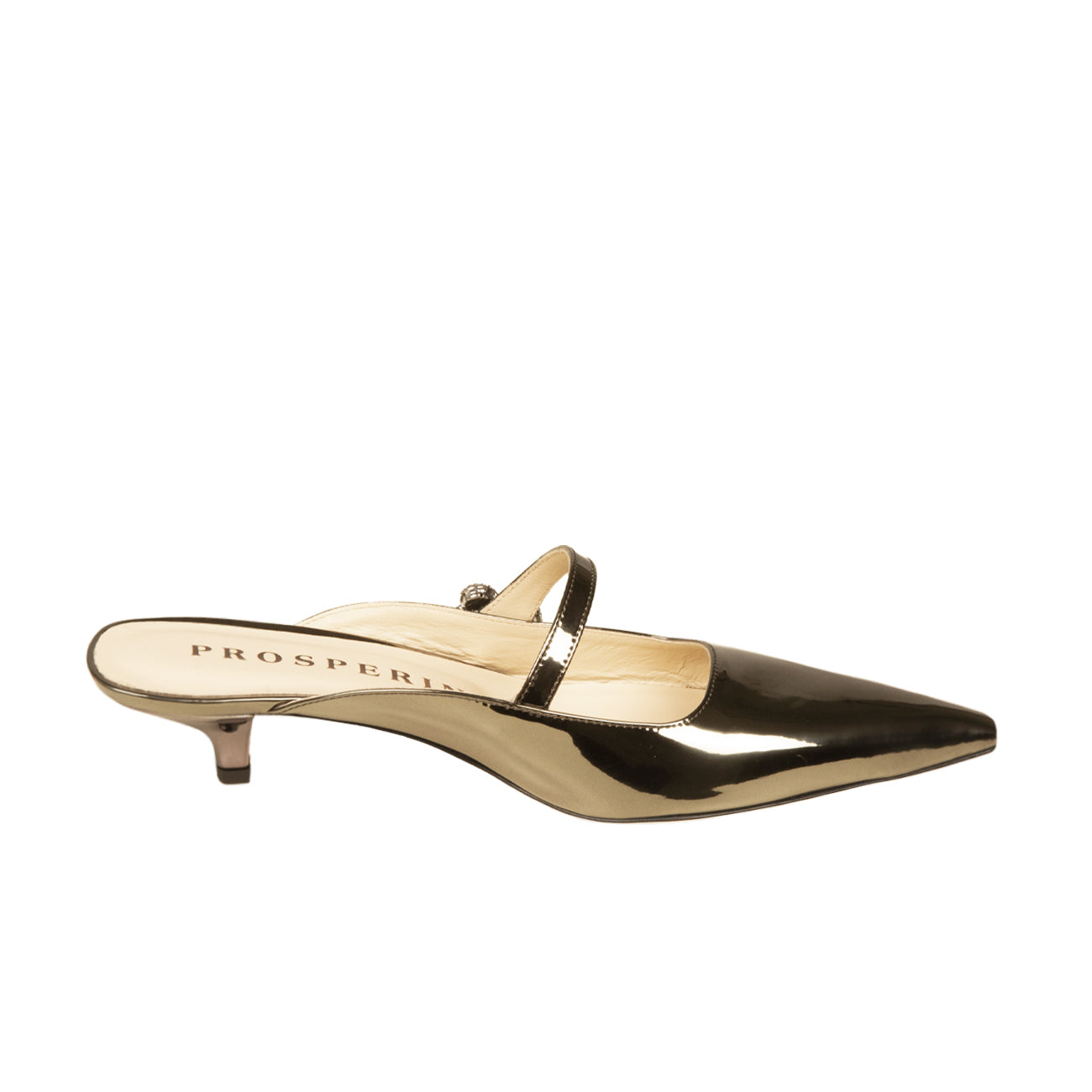 PROSPERINE Sabot Specchio Donna Canna Di Fucile Strass 2476/002 CANNA DI FUCILE+STRASS 