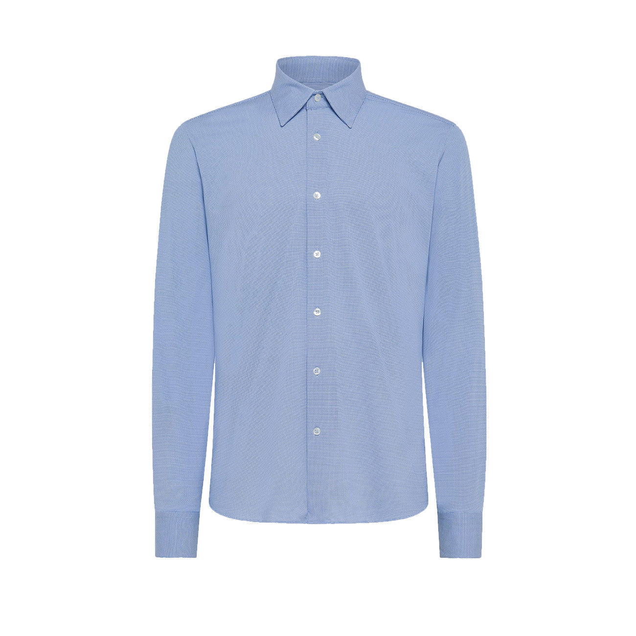 RRD Camicia Oxford Jacquard Uomo Celeste 24253 V60 