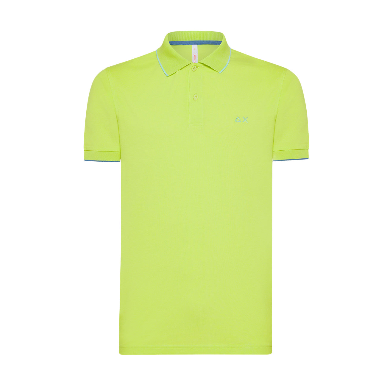 SUN68 Polo Profili Sul Collo Uomo Lime A34113 68 LIME 