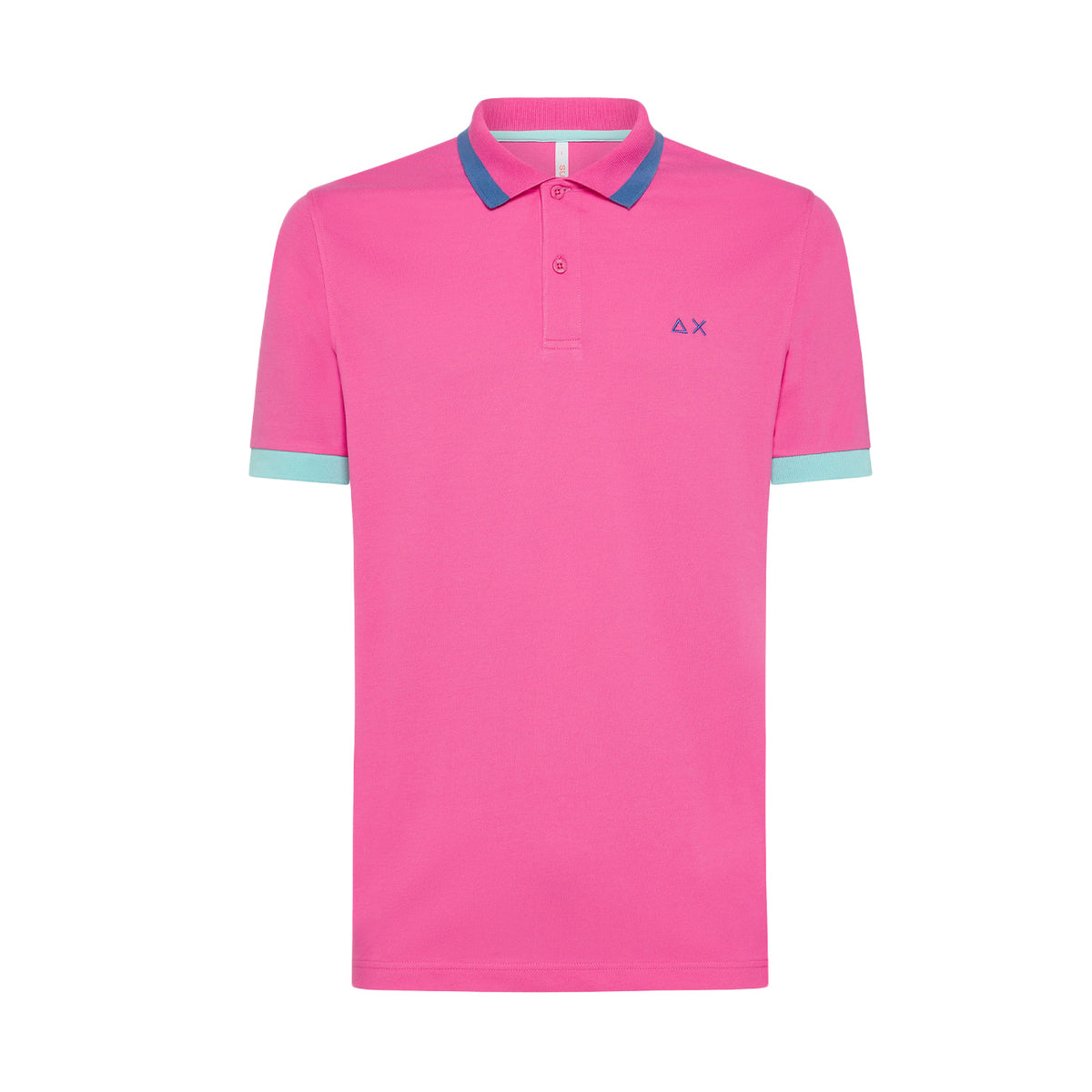 SUN68 Polo Profili Grandi Uomo Fuxia A34114 20 FUXIA 