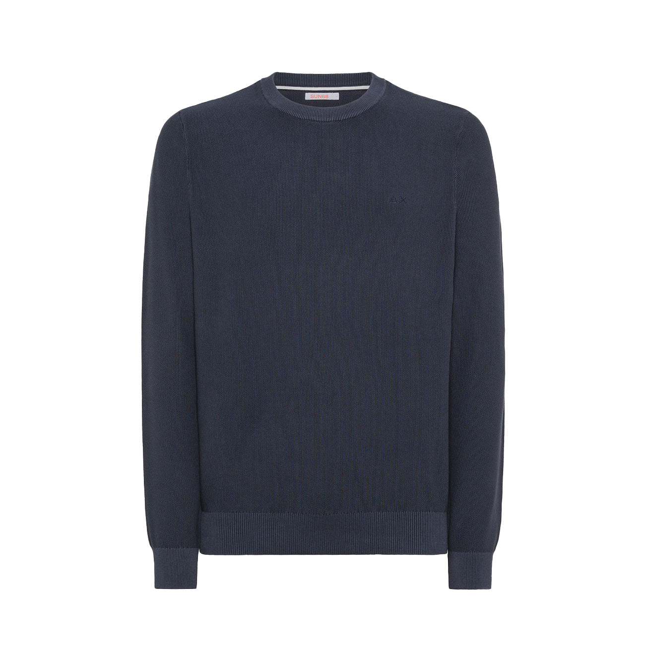 SUN68 Pull Round Vintage Uomo Navy Blue K34118 07 NAVY BLUE 