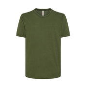 SUN68 T-Shirt Round Bottom Uomo Verde T34118 37 VERDE 