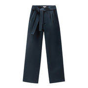 WOOLRICH Pantalone In Popeline Di Puro Cotone Donna Melton Blue CFWWTR0174FRUT3027 3989 MELTON BLUE 