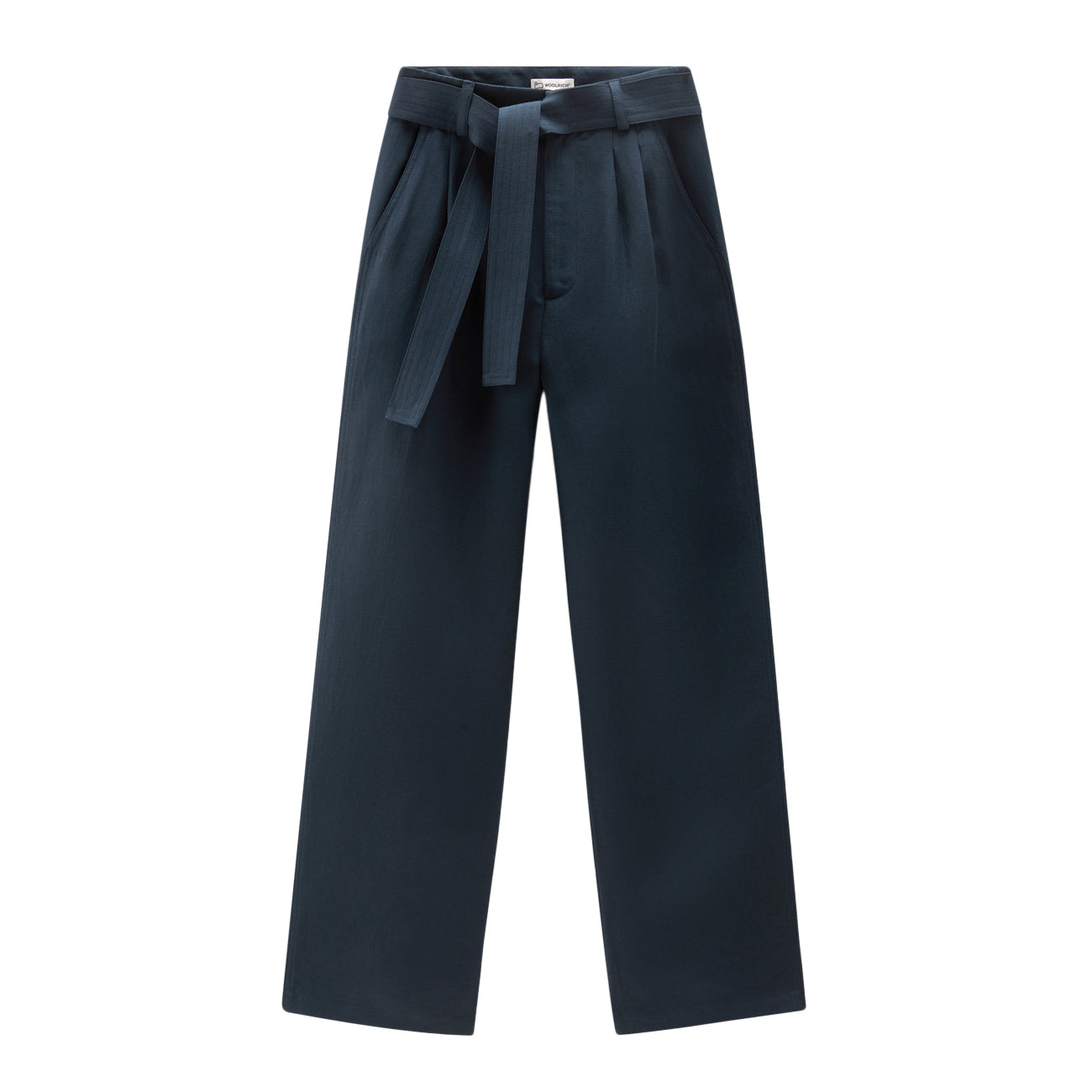 WOOLRICH Pantalone In Popeline Di Puro Cotone Donna Melton Blue CFWWTR0174FRUT3027 3989 MELTON BLUE 