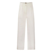 WOOLRICH Pantalone In Popeline Di Puro Cotone Donna Light Oak CFWWTR0174FRUT3027 8867 LIGHT OAK 
