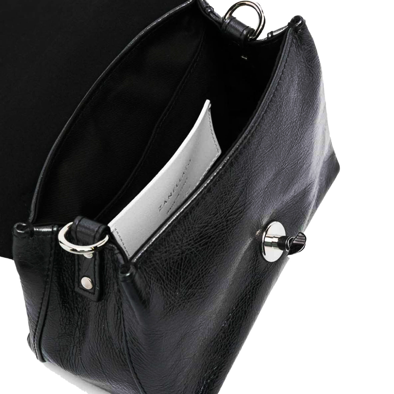ZANELLATO Borsa Postina Lume Baby Donna Black Nero 068010 0760000 BABY Z0001 BLACK NERO 