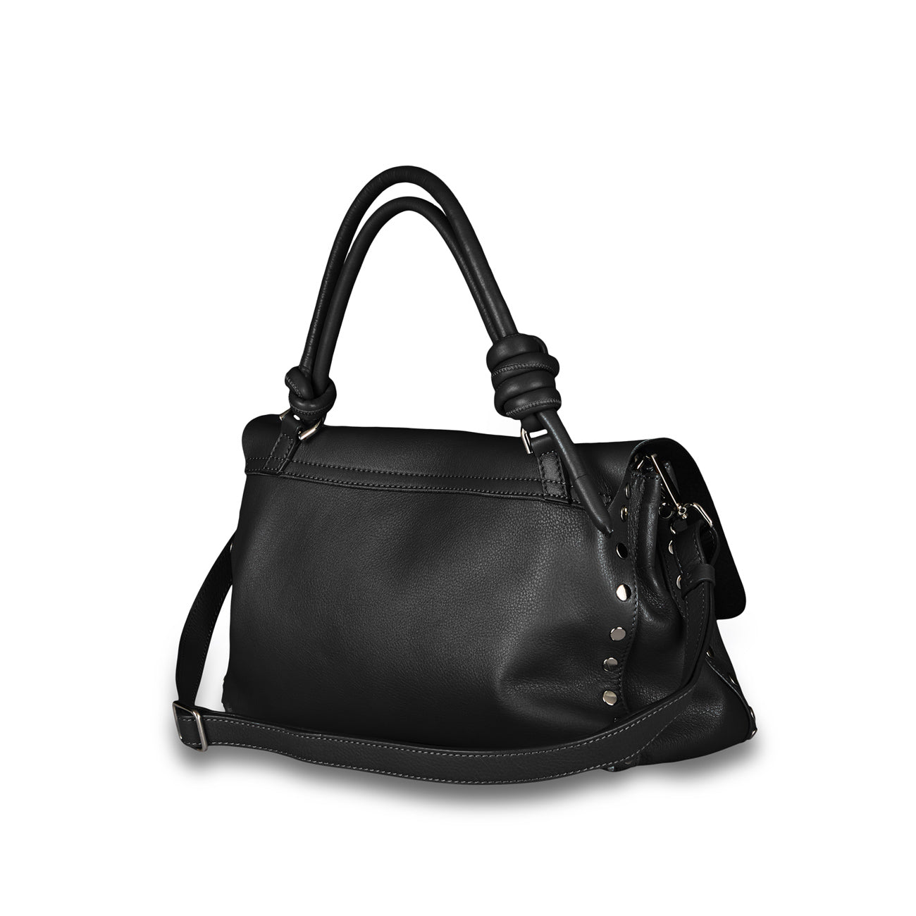 ZANELLATO Borsa Postina S Piuma Knot Donna Nero 068090 0660000 S Z0001 NERO 