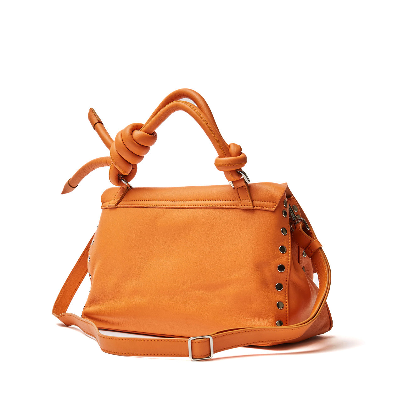 ZANELLATO Borsa Postina S Piuma Knot Donna Orange Noto 068090 0660000 S Z0300 ORANGE NOTO 