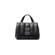 ZANELLATO Borsa Postina Veneta Baby Matelasse' Donna Black Nero 068590 0880000 BABY Z0001 BLACK NERO 