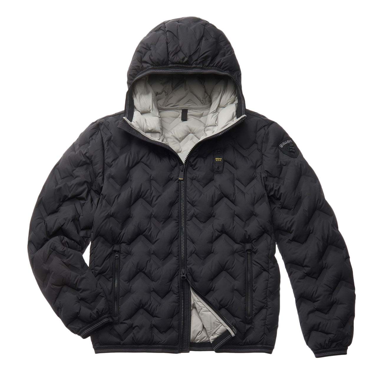 BLAUER Piumino Pier Uomo Nero 24WBLUC03125 006952 999 NERO 