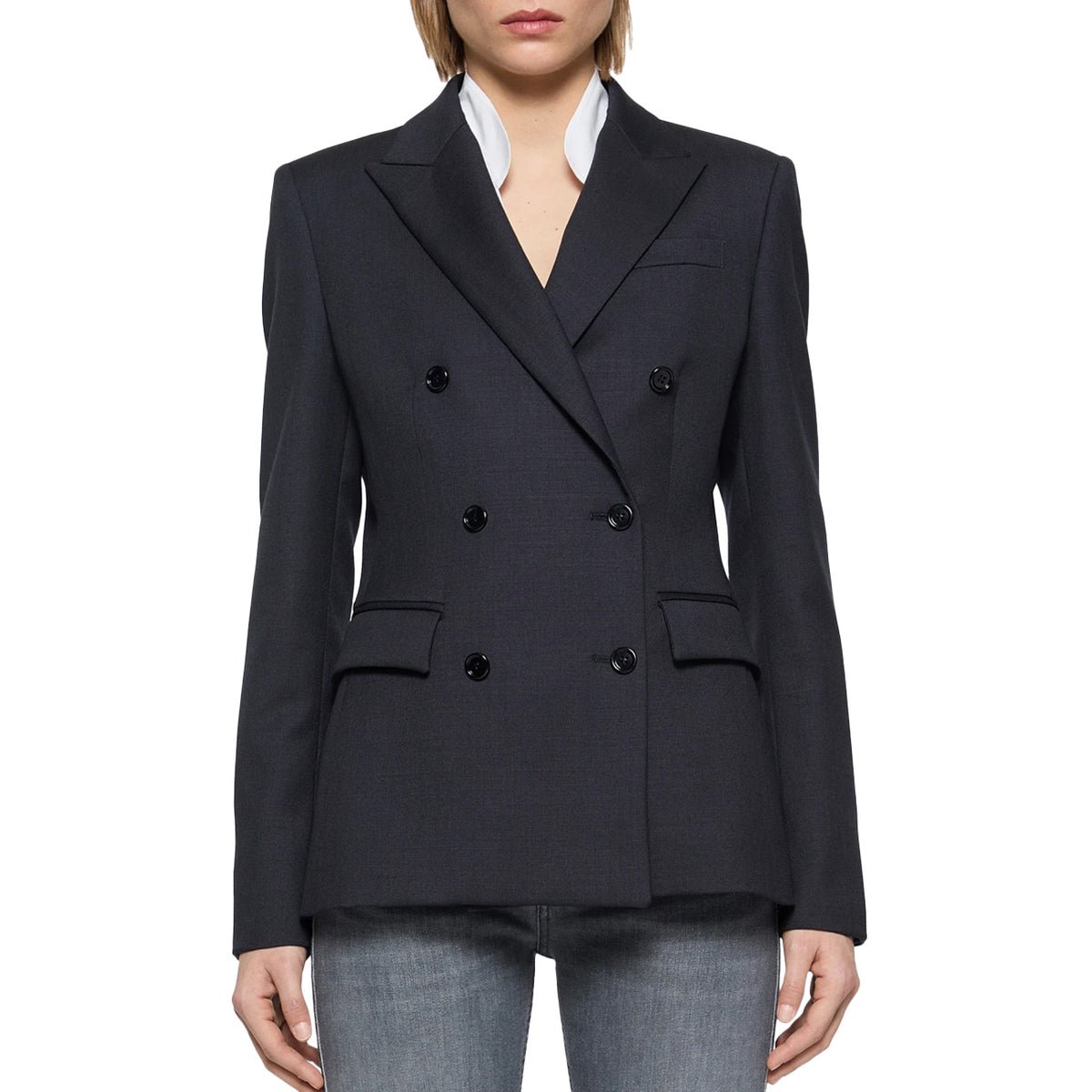 DONDUP Blazer In Lana DJ441 WF0178D XXX 890 BLU 
