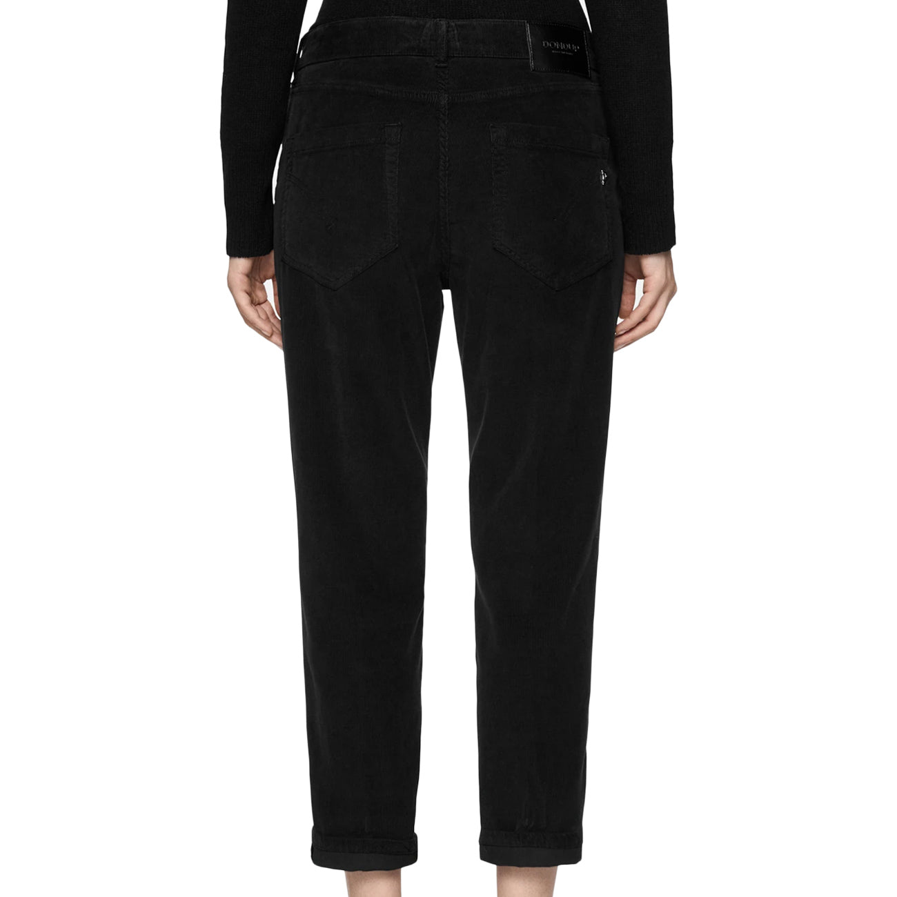 DONDUP Pantaloni Koons In Velluto DP268B VS0030D BM5 999 NERO 