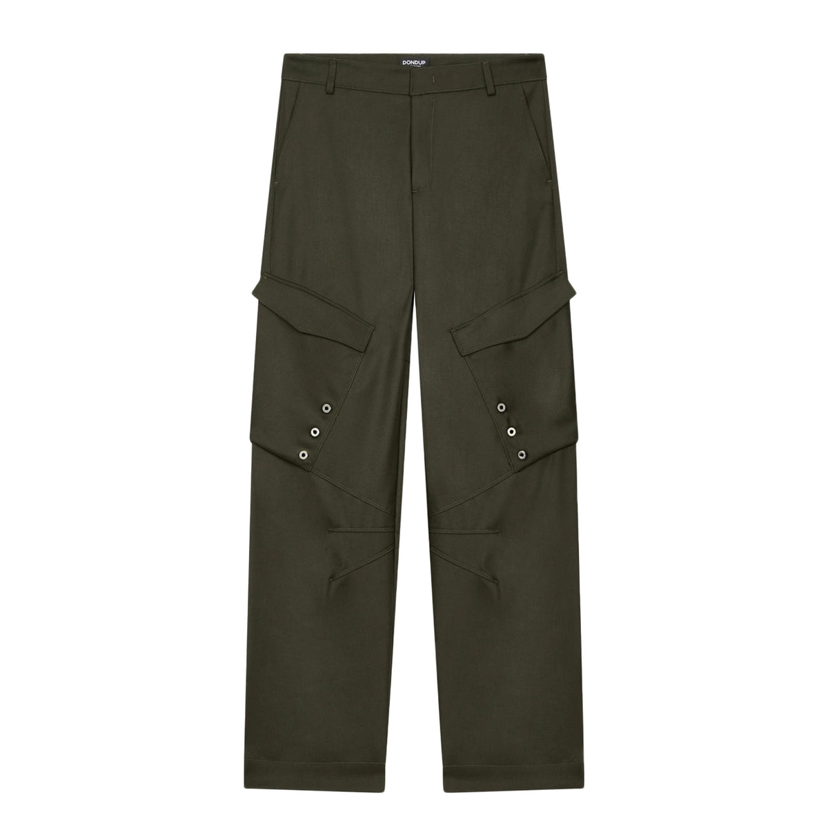 DONDUP Pantaloni Cargo Camila DP700 OS0105D XXX 633 VERDE 