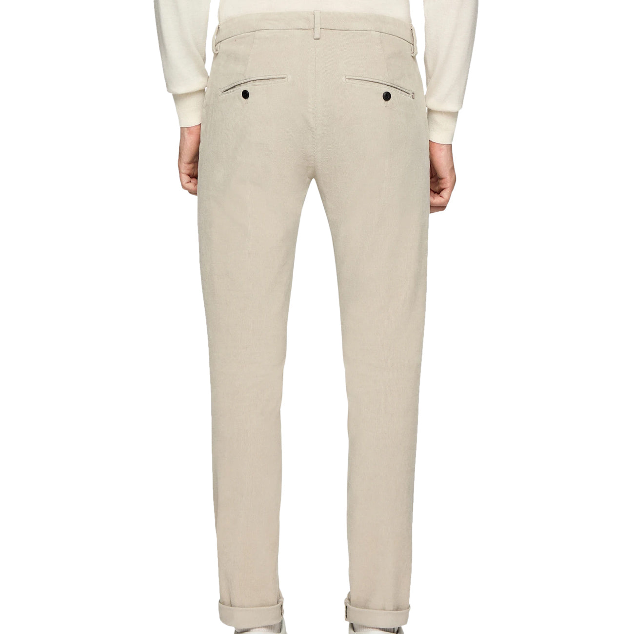 DONDUP Pantalone Gaubert In Velluto UP235 VS0028U PTD 020 BEIGE 