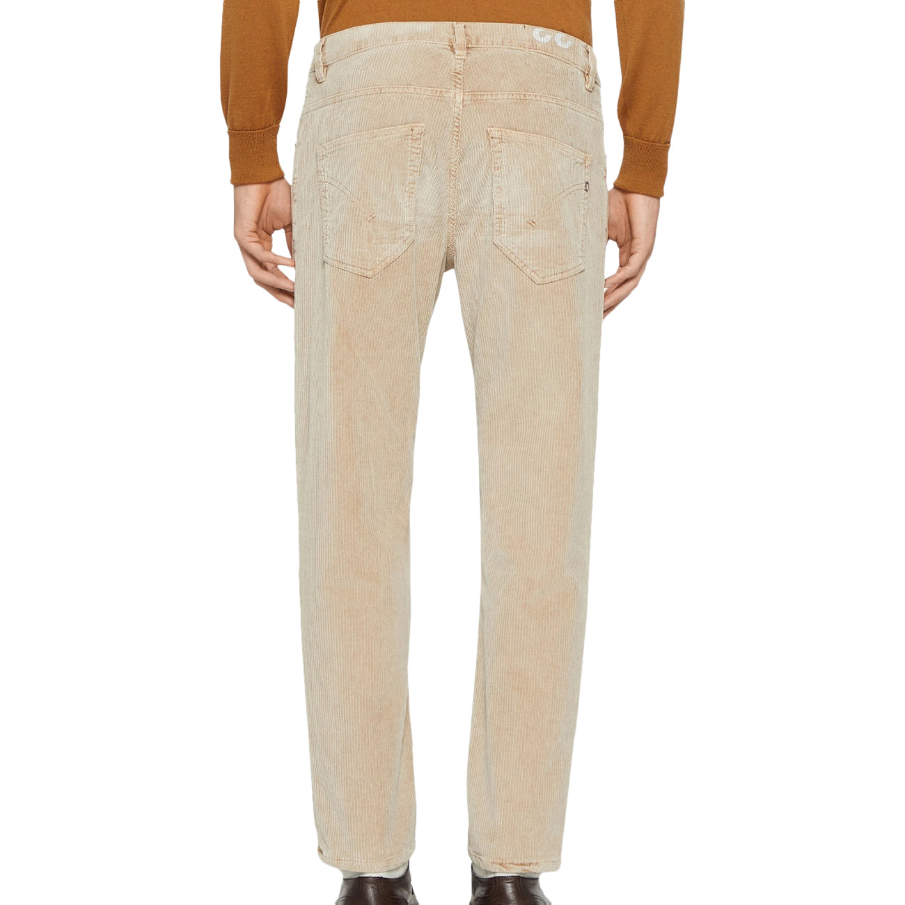 DONDUP Pantalone Brighton In Velluto UP434 VS0033X IB1 033 BEIGE 