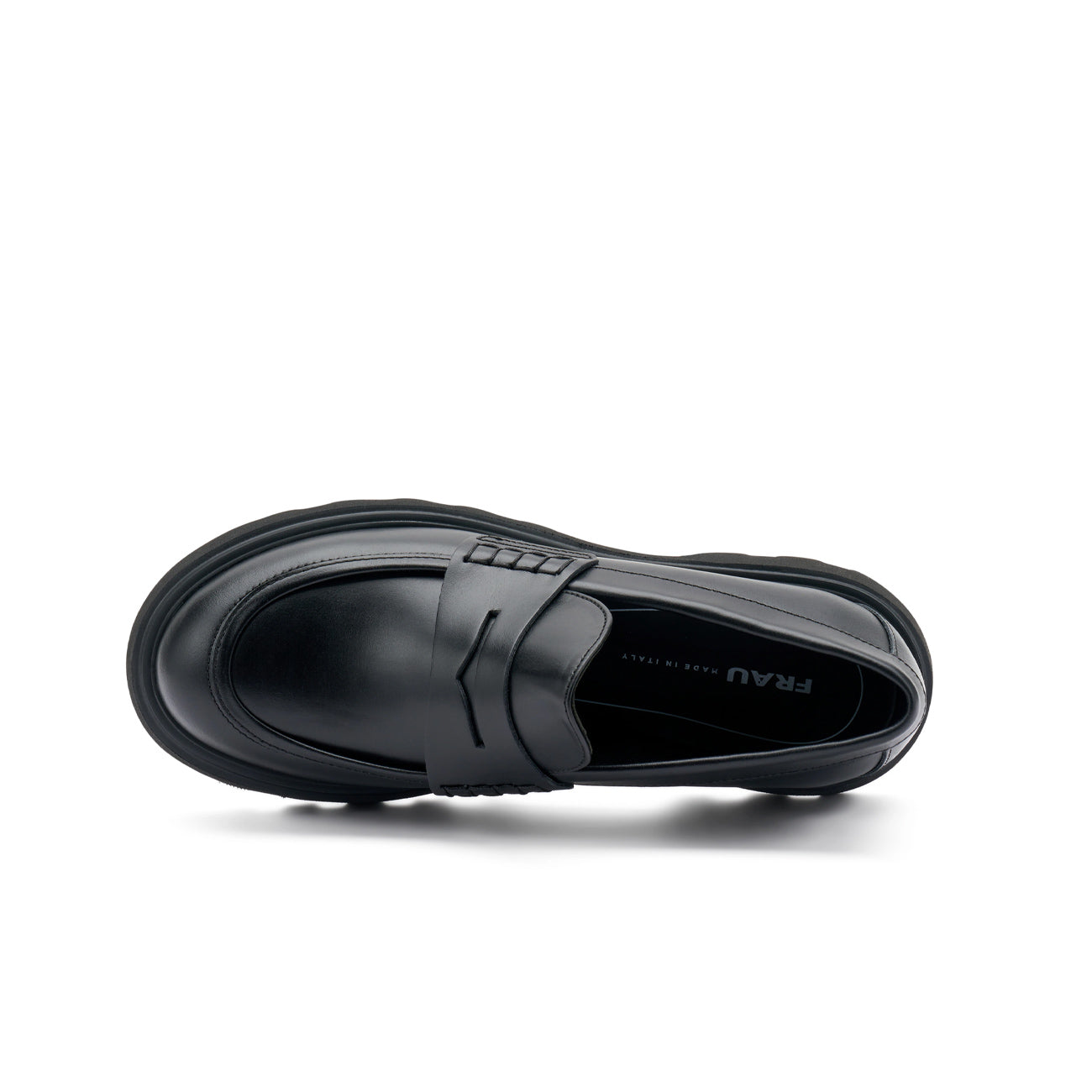 FRAU Mocassini In Pelle Donna Nero 85N1 NERO 