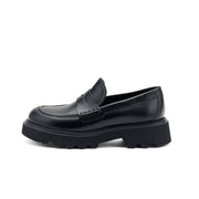 FRAU Mocassini In Pelle Donna Nero 85N1 NERO 
