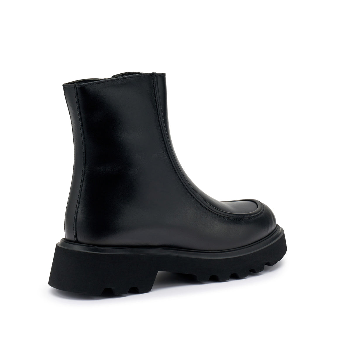 FRAU Tronchetto Zip In Pelle Donna Nero 85N6 NERO 