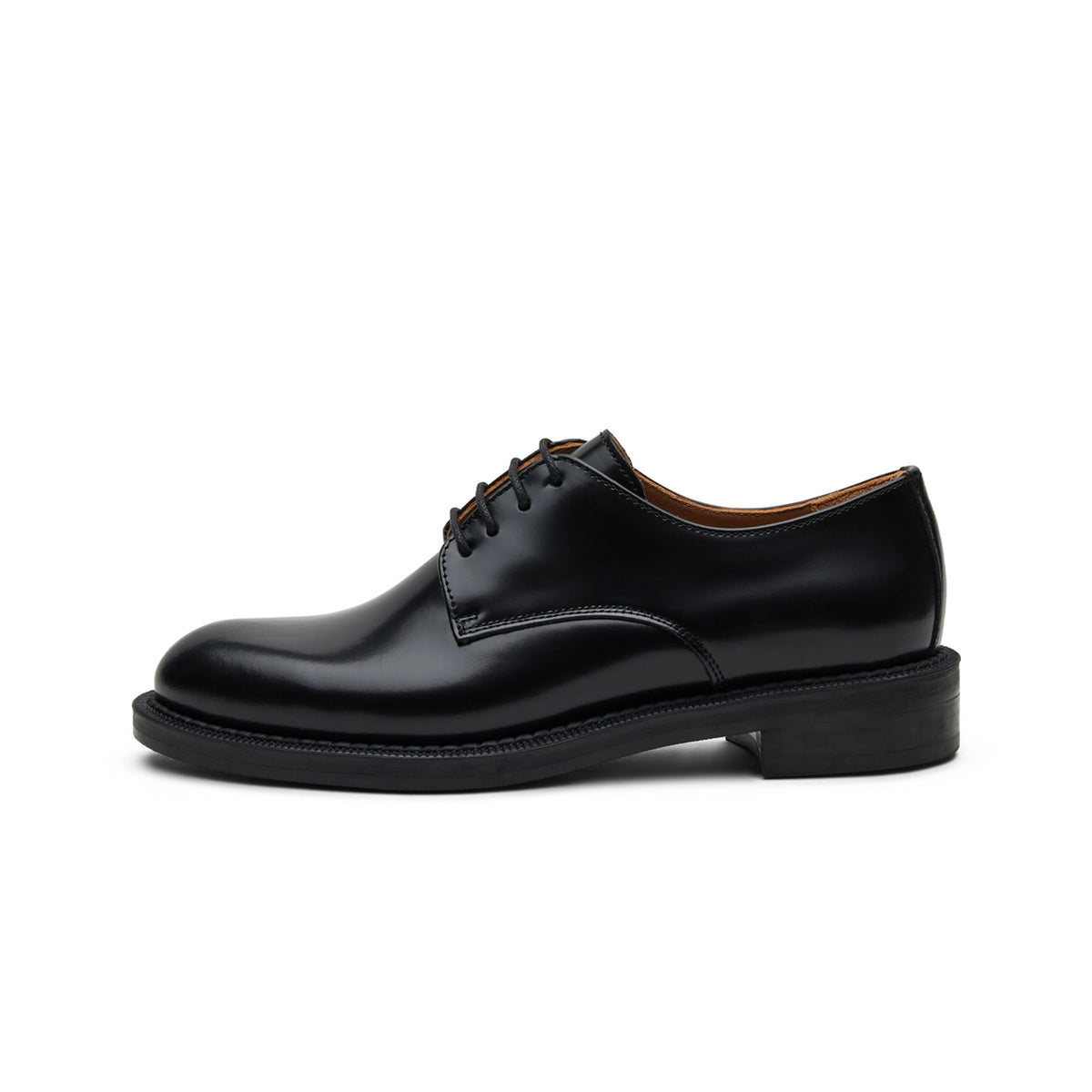 FRAU Derby Stringate In Pelle Donna Nero 95S5 NERO 